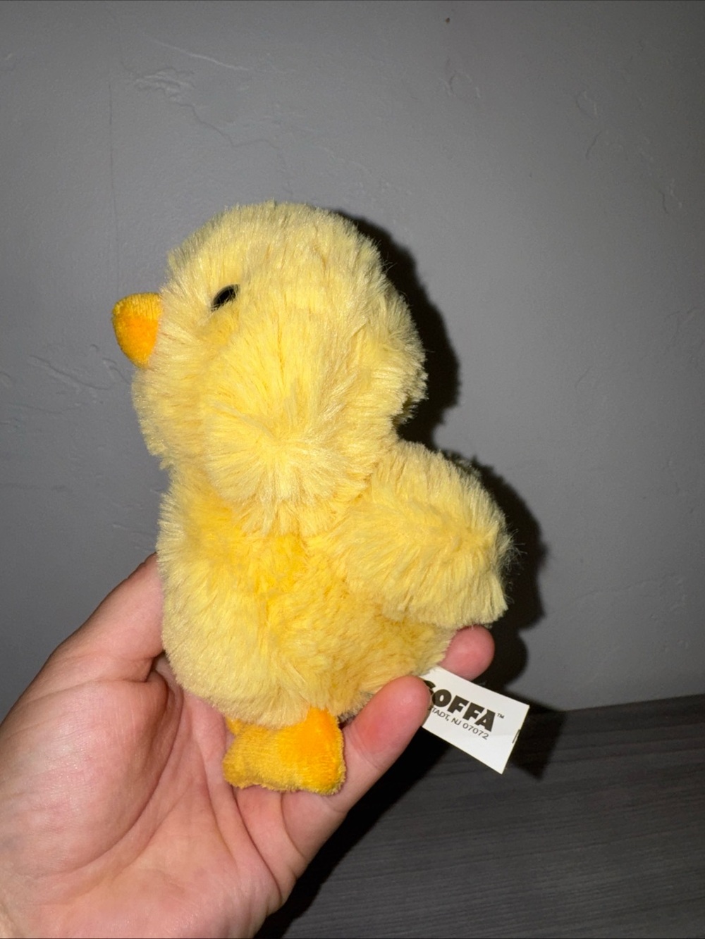 Goffa Baby Duck Chick Plush Stuffed Animal Yellow Fluffy Cute Cuddle Soft Toy 6”